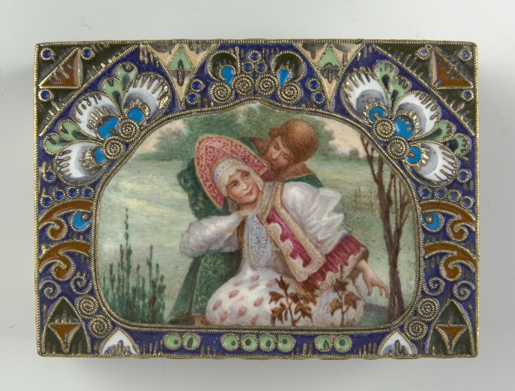 Box with a miniature painting of 