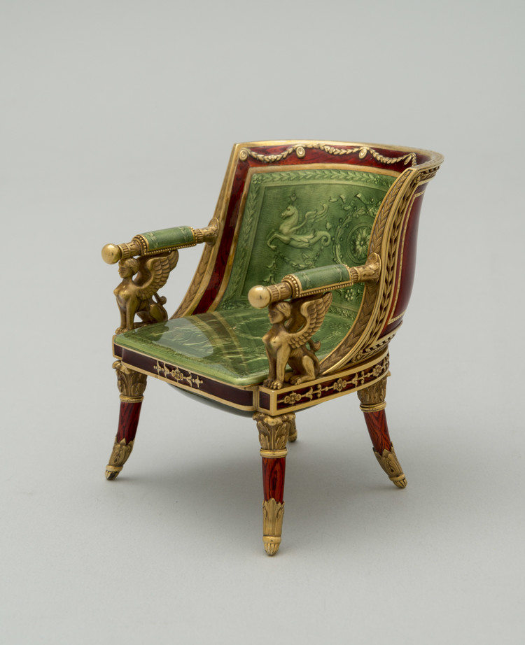 Бонбоньерка в форме кресла - фото, ракурс 3