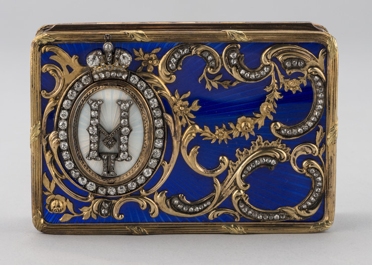 Snuffbox with the cypher and portrait of Nicholas II - фото, ракурс 3
