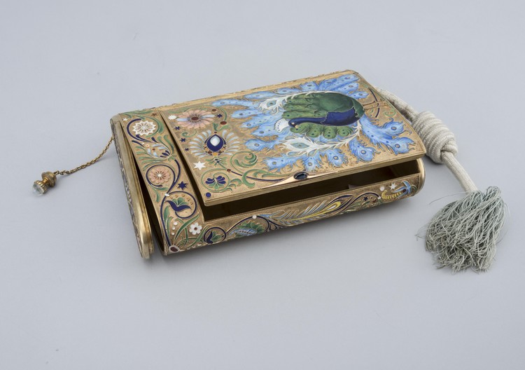 Cigar case with matchbox and a wick - фото, ракурс 3