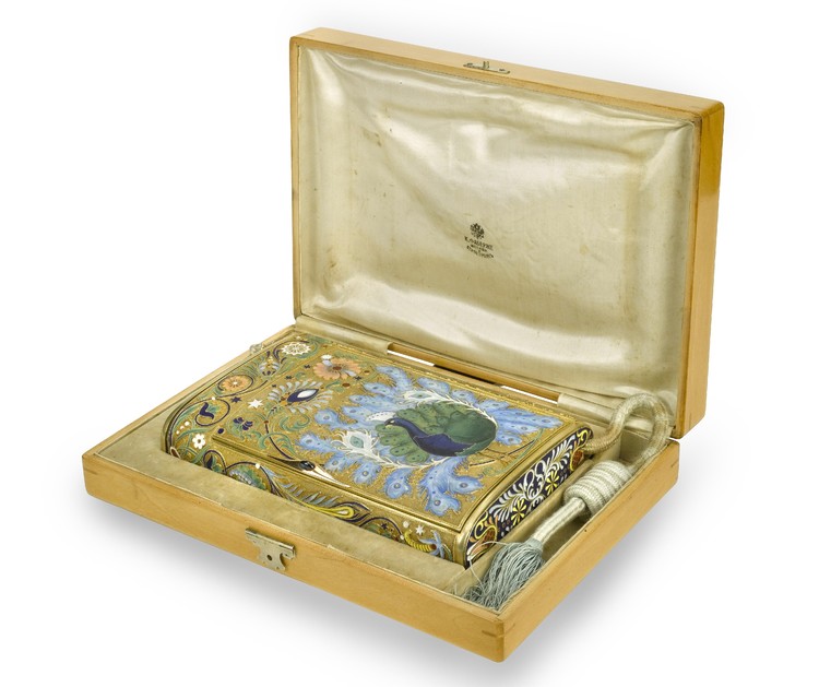 Cigar case with matchbox and a wick - фото, ракурс 2