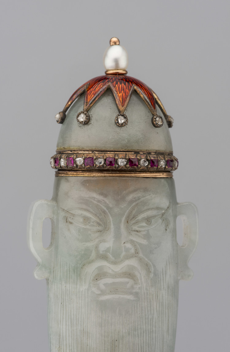 Perfume Bottle in the Shape of a Chinese Man’s Head - фото, ракурс 4