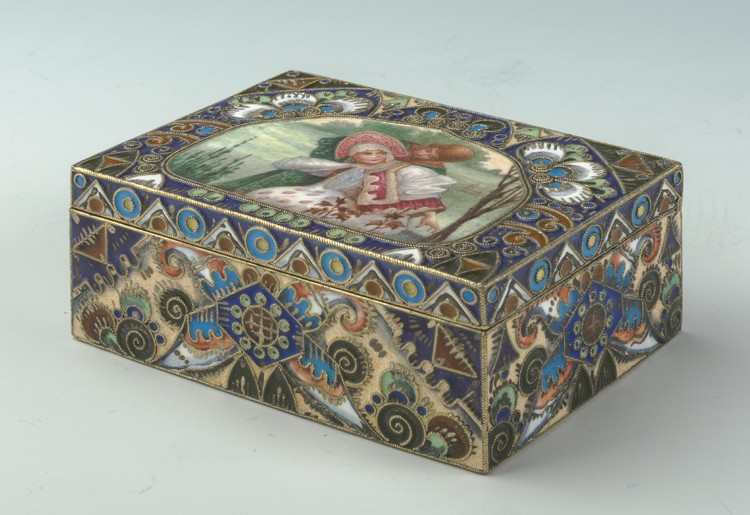 Box with a miniature painting of 