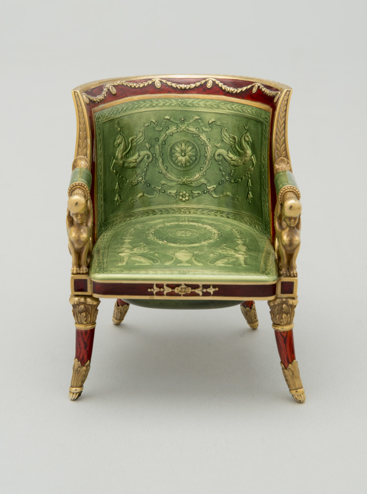 Бонбоньерка в форме кресла - фото, ракурс 2